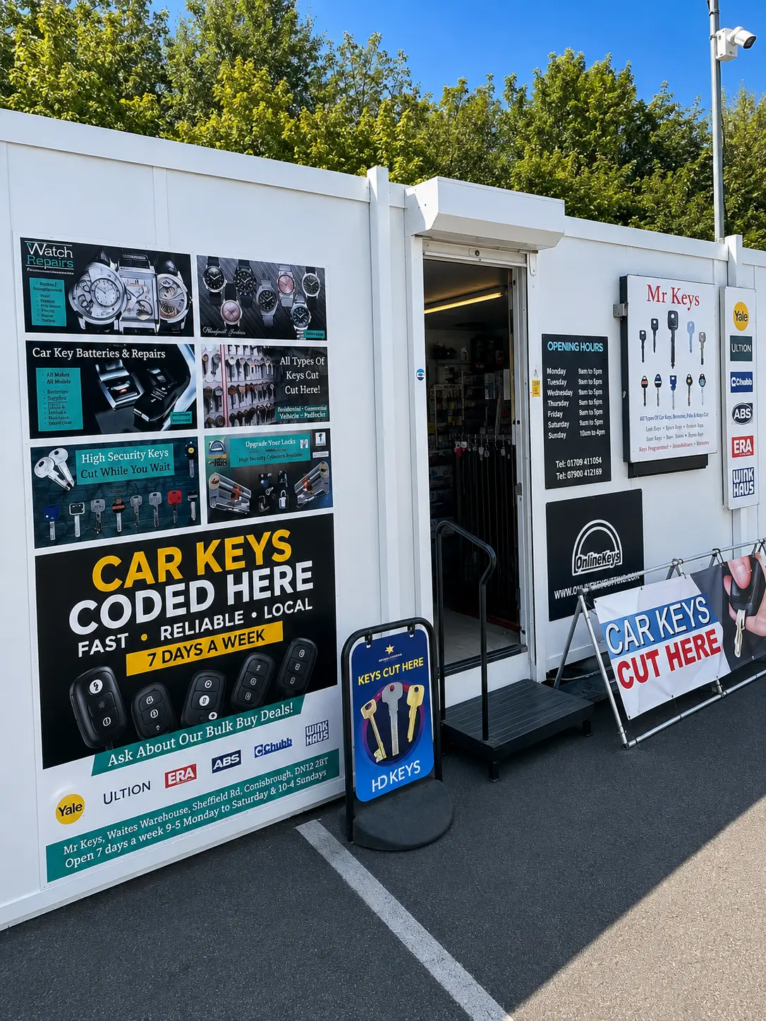 Mr Keys vehicle key store in Conisbrough