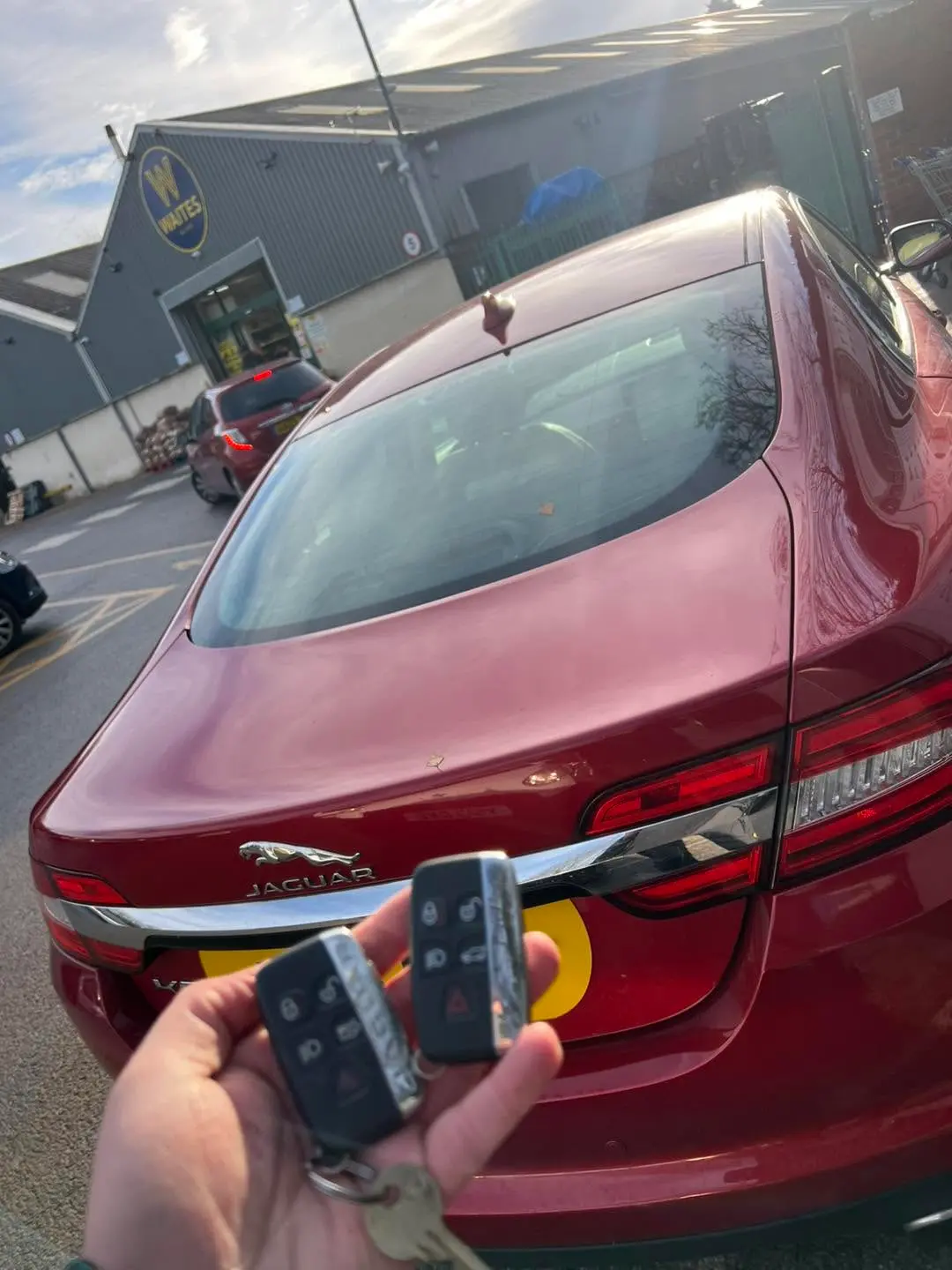 Keyless vehicle fob prepared by Mr Keys