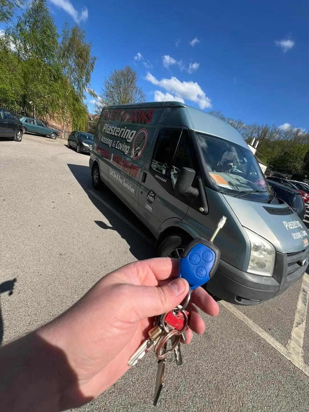 Van key supplied by Mr Keys