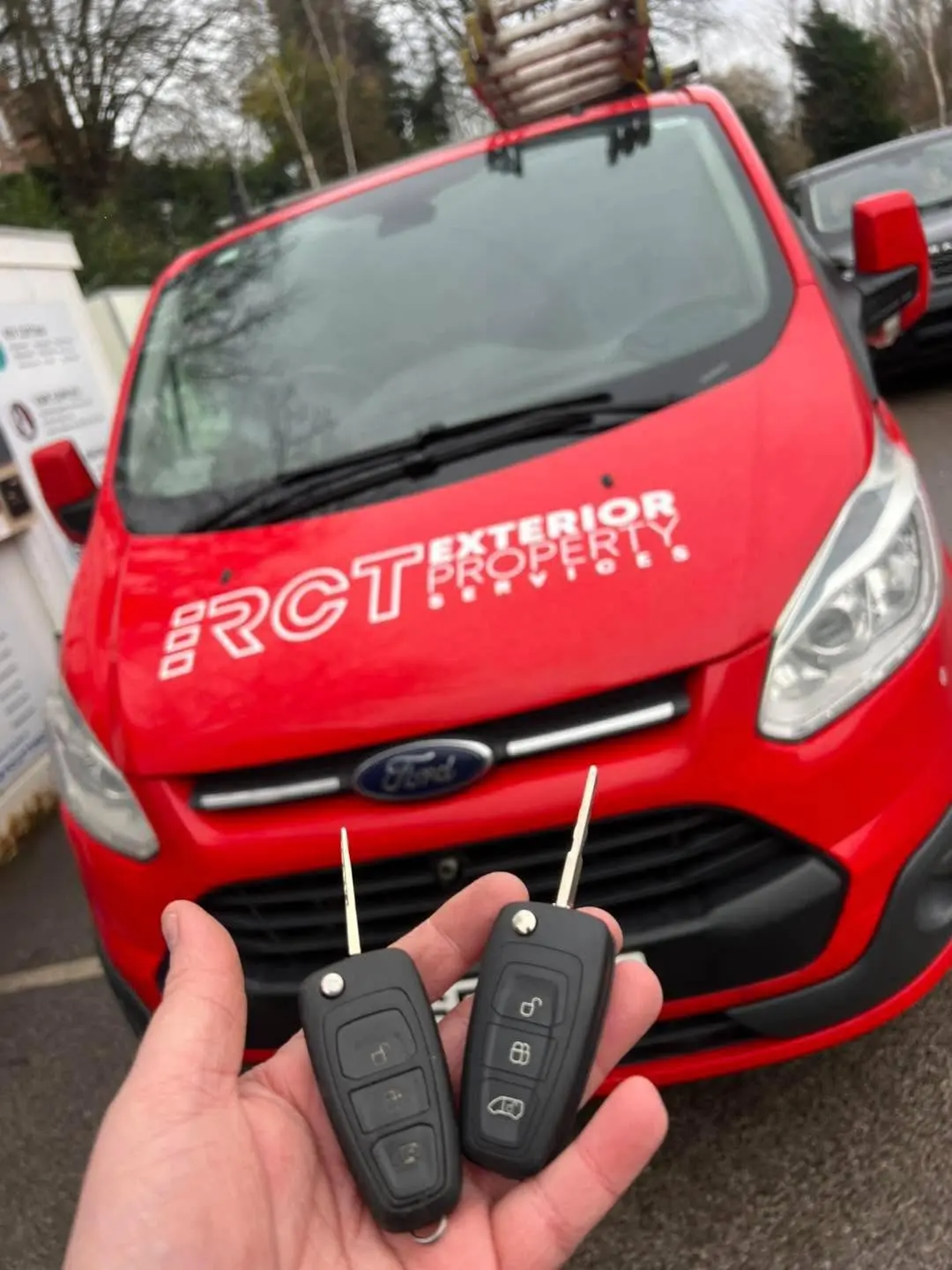 Replacement van key prepared by Mr Keys