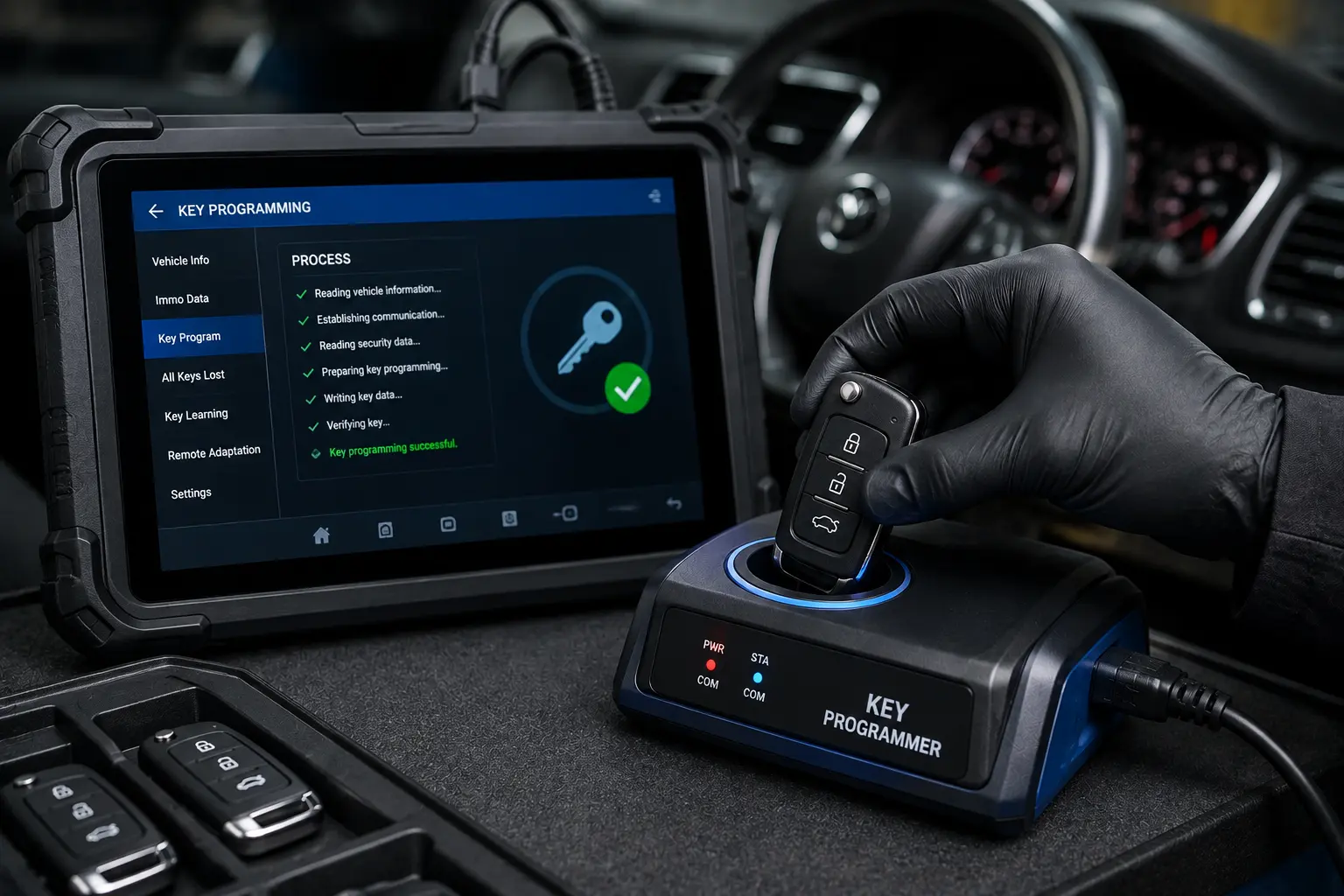Vehicle key programming