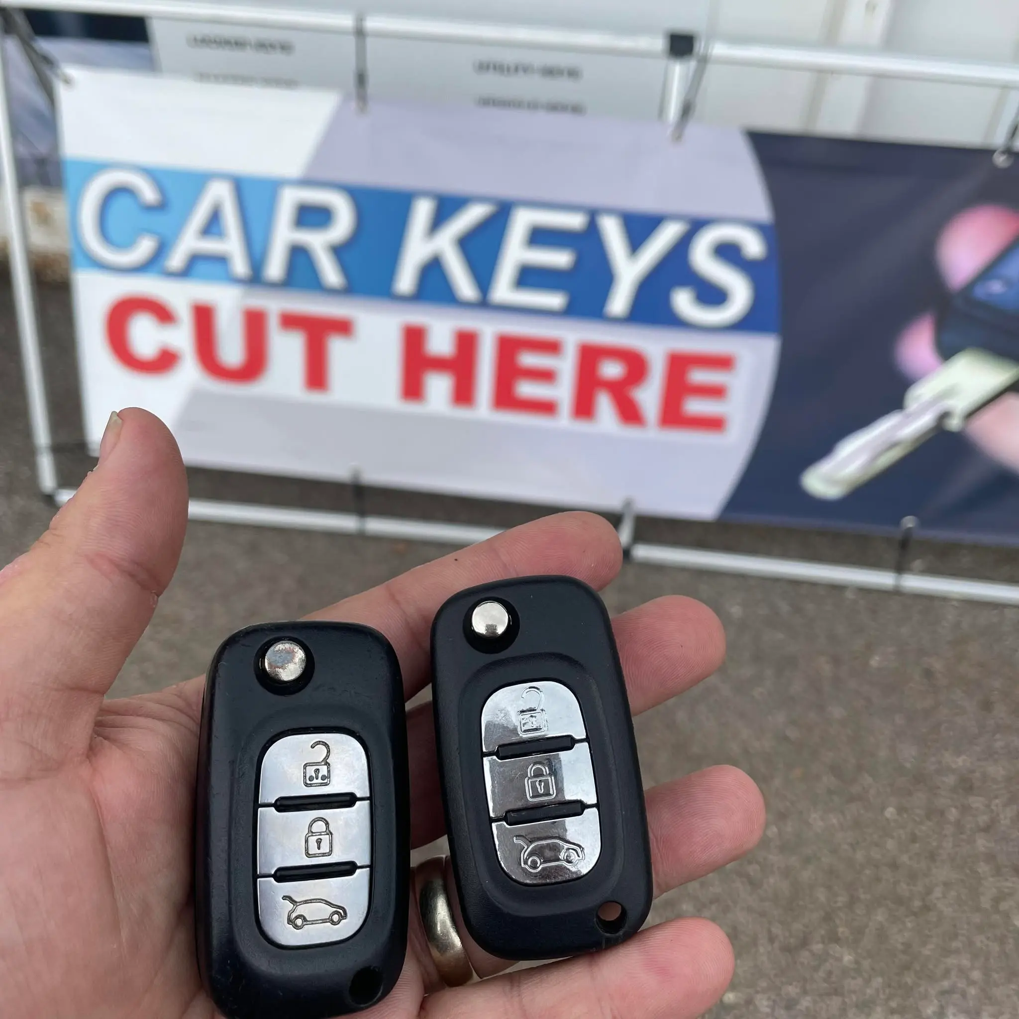 Replacement vehicle key supplied after all keys have been lost
